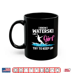 Mug Funny Water Ski Designs Water Skier Athletes Shirt