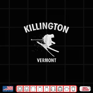 Design Killington Skiing Vermont Professional Ski Graphic Shirt
