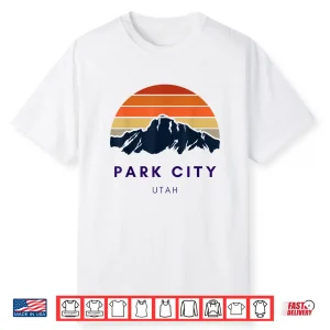Park City Utah Skiing Snowboarding Hikers Utah Gift Shirt