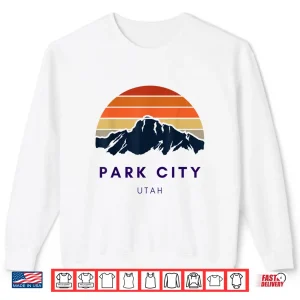 Sweatshirt Park City Utah Skiing Snowboarding Hikers Utah Gift Shirt