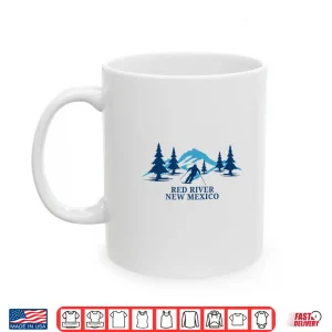 Mug Red River New Mexico Ski Resort Skiing Skier Shirt