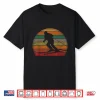 Retro Skier Sunset Skiing Winter Sport Ski Graphic Shirt