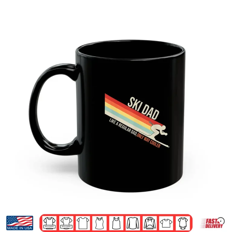 Mug Ski Dad Funny Skiing Winter Professional Graphic Shirt