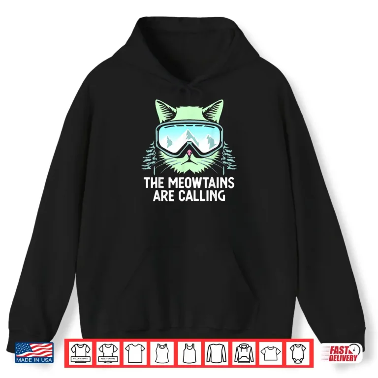 Hoodie Snowboarding Skiing Art Winter Sport Skier Shirt