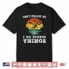 Don’T Follow Me I Do Stupid Things Vintage Skiing Ski Shirt