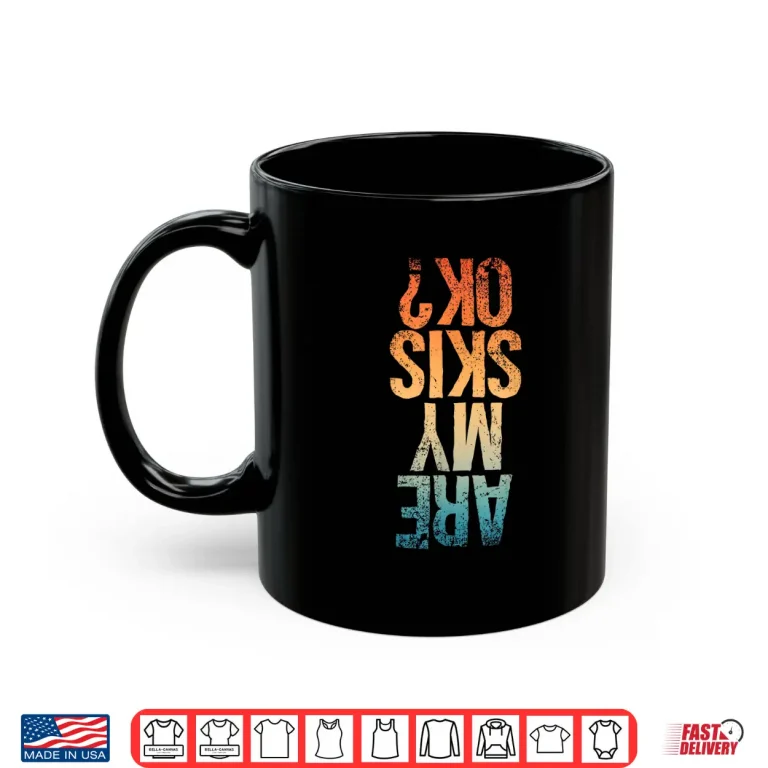 Mug Funny Ski Design For Men Women Kids Boys Girls Skiing Lover Shirt