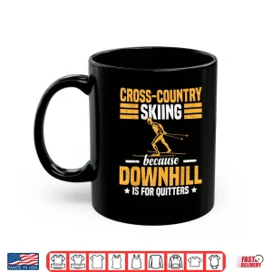 Mug Funny Winter Sport Snow Cross Country Skiing appearel Shirt