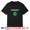 I’M Easy Green Skiing Circle Snowboard Vintage Shirt