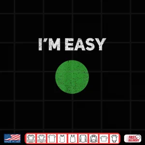 Design Im Easy Green Skiing Circle Snowboard Vintage Shirt