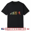 Retro Skiing Evolution Gift For Skiers Shirt