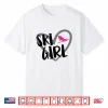 Ski Girl Heart Funny Skiing For Skiers Shirt