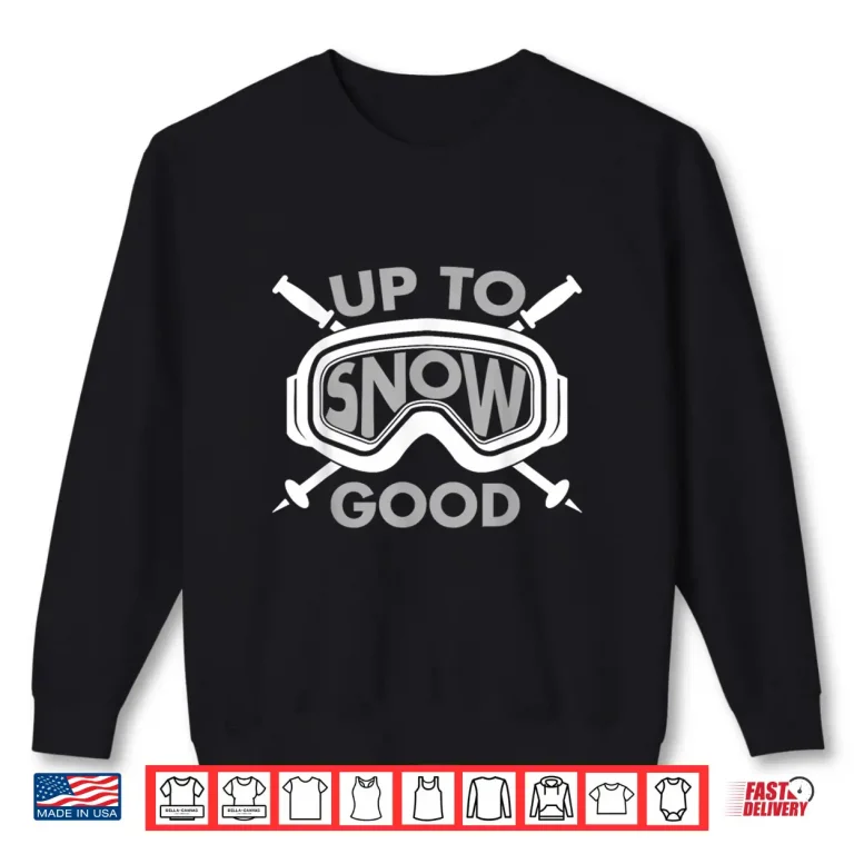 Sweatshirt Skiing Art for Men Women Kids Winter Sport Ski Lover Skier Shirt