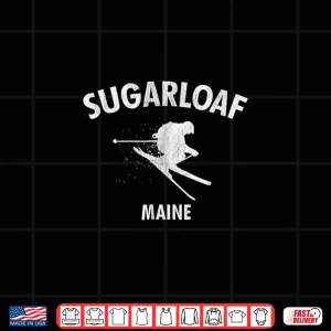 Design Sugarloaf Skiing Shirt Ski Maine Gift Tee