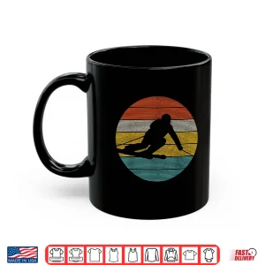 Mug Vintage Ski Skiing Winter Sports Racing Skier Gift Shirt