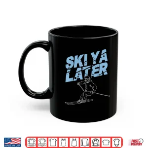 Mug Unique Skiing Art For Men Women Kids Skier Mountain Skiing Shirt