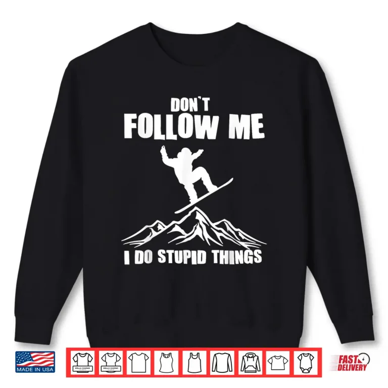 Sweatshirt Cool Snowboarding Art For Men Women Snowboard Snowboarder Shirt