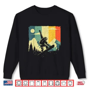 Sweatshirt Cool Snowboarding Design For Men Women Vintage Snowboarder Shirt
