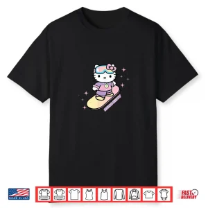 Hello Kitty Winter Sports Snowboarding Shirt