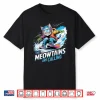Meowtains Are Calling Funny Snowboard Cat Snowboarding Shirt