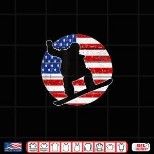 Design Snowboard Apparel Men Women Kids Boys Girls Snowboarding USA Shirt