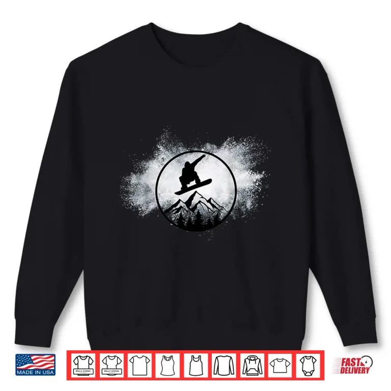 Sweatshirt Snowboard Snow Cloud Big Air Snowboarder Snowboarding Shirt