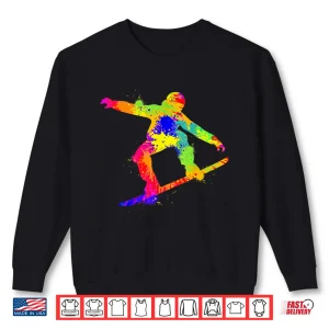 Sweatshirt Snowboard Snowboarder Snowboarding Boys Kids Men Shirt