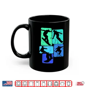 Mug Snowboard Snowboarder Snowboarding Kids Boys Men Shirt