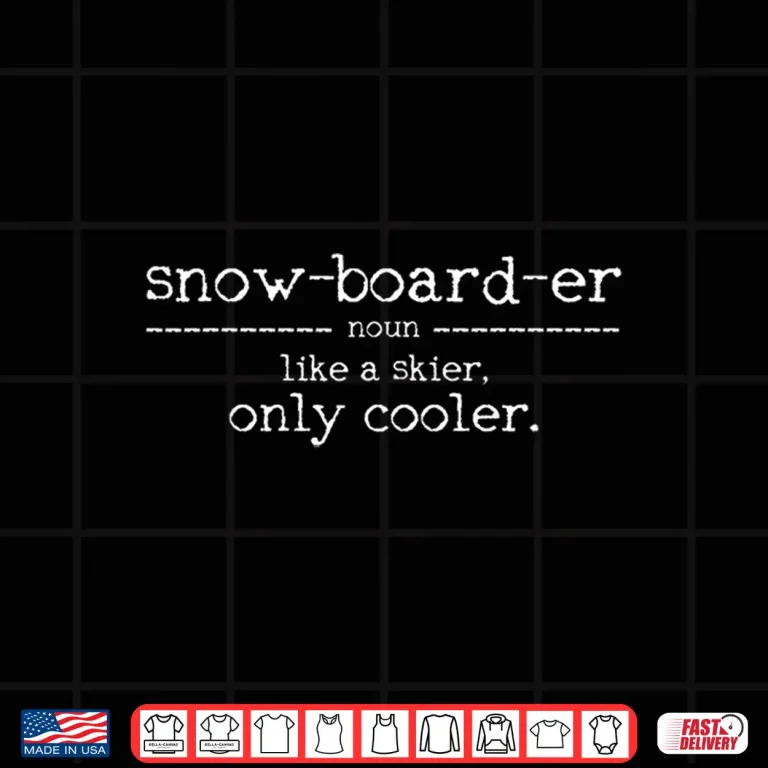 Design Snowboarder Definition Funny Snowboarding Snowboard Gift Shirt