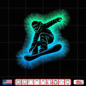 Design Snowboard Snowboarding Kids Boys Men Shirt