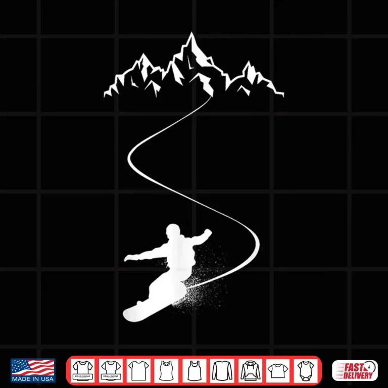 Design Snowboarder Mountain Snowboarding Snowboard Extreme Sport Shirt