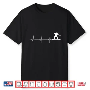Snowboarding Heartbeat Snowboard Shirt