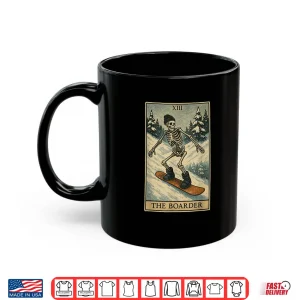 Mug Snowboarder Tarot Card Snowboarding Men Women Boarder Shirt