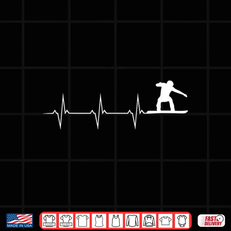 Design Snowboarding Heartbeat Snowboard Shirt