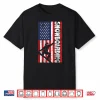 Usa Winter Patriotic Snowboarder American Flag Snowboard Women Kids Men Shirt