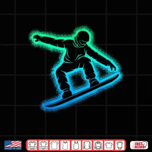 Design Snowboarding Snowboard Boys Kids Mens Shirt