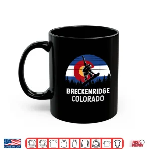 Mug Breckenridge CO Mountain Town Snowboarding Shirt