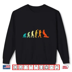 Sweatshirt Evolution Of Snowboarder Snowboard Snowboarding Lover Shirt
