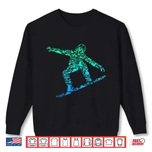 Sweatshirt Snowboard Snowboarder Snowboarding Men Boys Kids Shirt