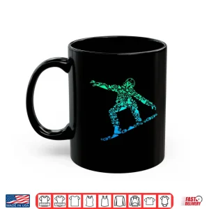Mug Snowboard Snowboarder Snowboarding Men Boys Kids Shirt