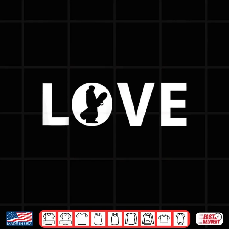 Design Snowboard Love Snowboarder Gift Shirt