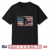 Snowboarding Snowboard Patriotic Vintage American Usa Flag Shirt