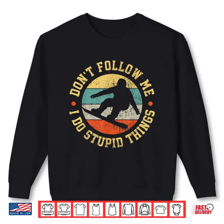 Sweatshirt Snowboarding Snowboard Retro Vintage Shirt