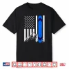 American Flag Snowboarding Gifts Mountain Snowboarder Shirt