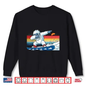 Sweatshirt Dabbing Yeti Snowboarding Funny Snowboard Winter Sports Shirt