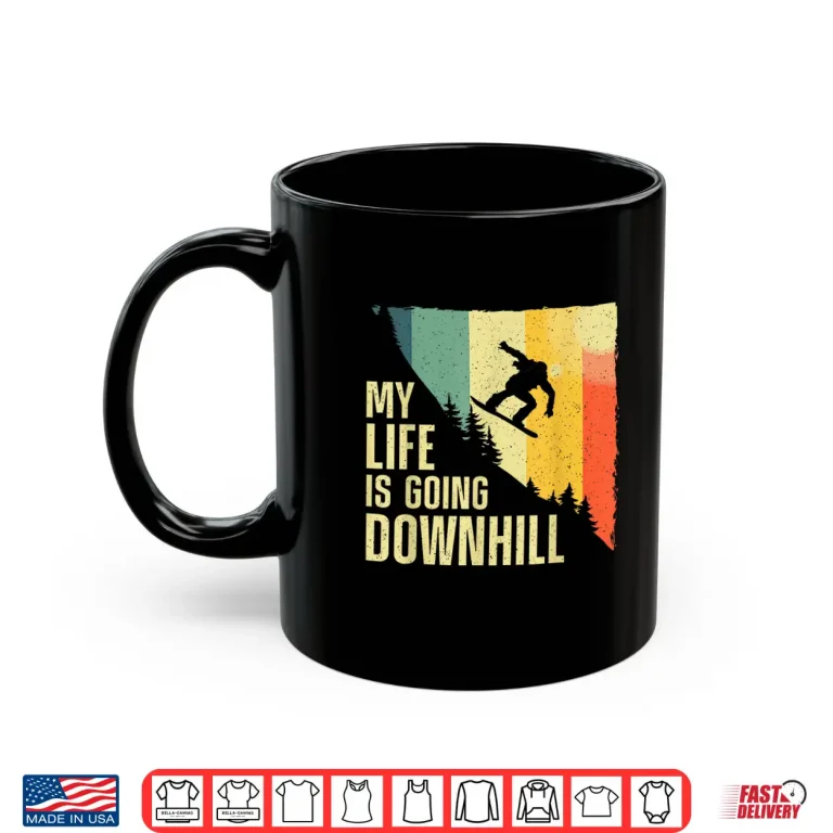 Mug Cool Snowboarding Art For Men Women Snow Board Snowboarder Shirt