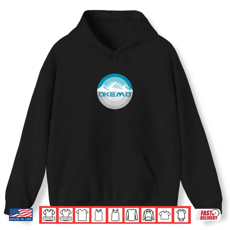 Hoodie Okemo Mountain Vermont Retro Vintage Snowboard Ski T Shirt
