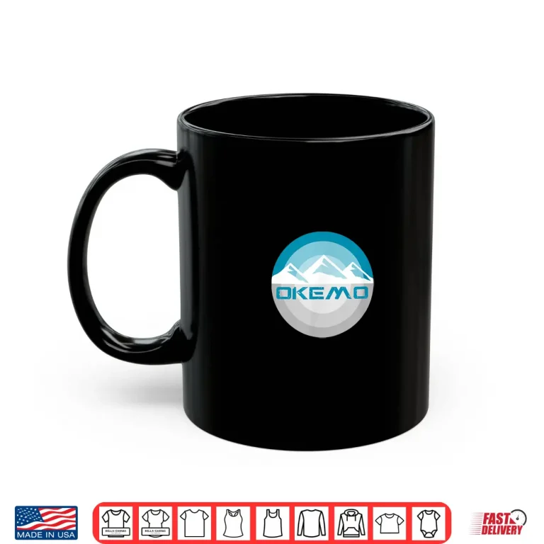 Mug Okemo Mountain Vermont Retro Vintage Snowboard Ski T Shirt