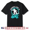 Shred Like A Girl Snowboarding Kids Gift Shirt