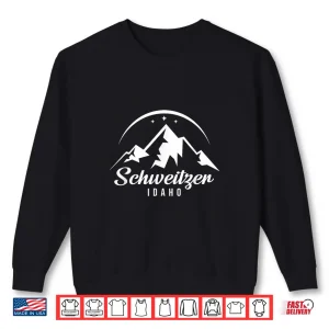 Sweatshirt Schweitzer Idaho Ski Resort Skiing Snowboarding Shirt