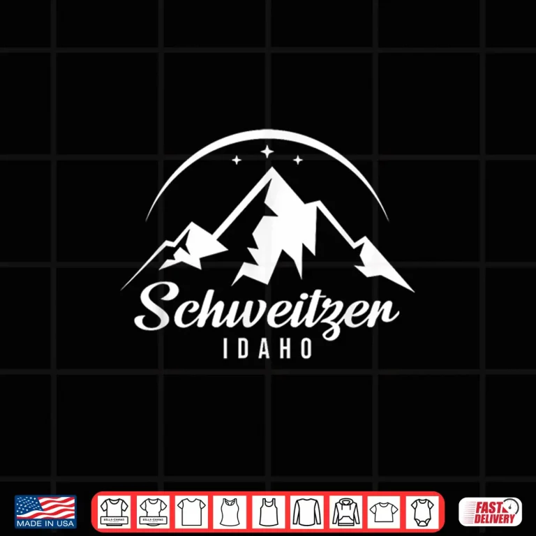 Design Schweitzer Idaho Ski Resort Skiing Snowboarding Shirt